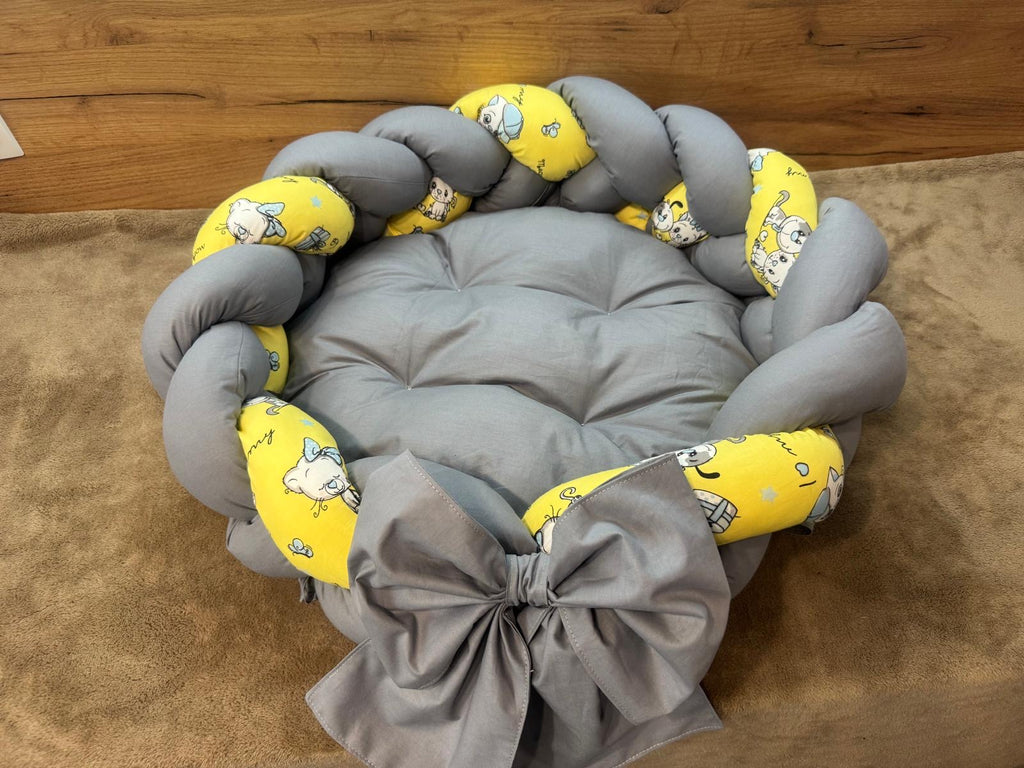 Braided Elegance: Das moderne Design-Hundebett für Stilbewusste